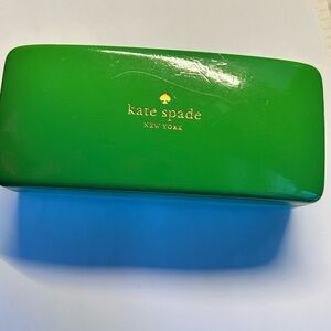 Kate Spade Sunglasses/Eyeglasses Case - Vibrant Green and Teal